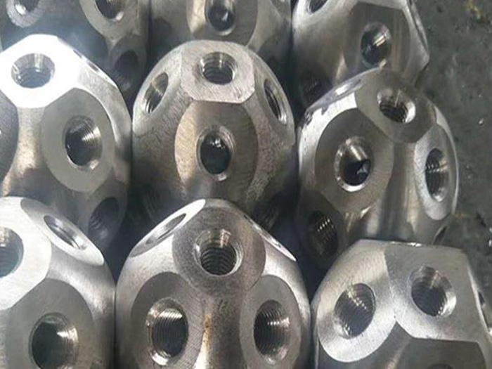 常德螺栓球网架杆件制作